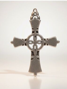 Vintage James Avery handbell bells cross hand bells pendant